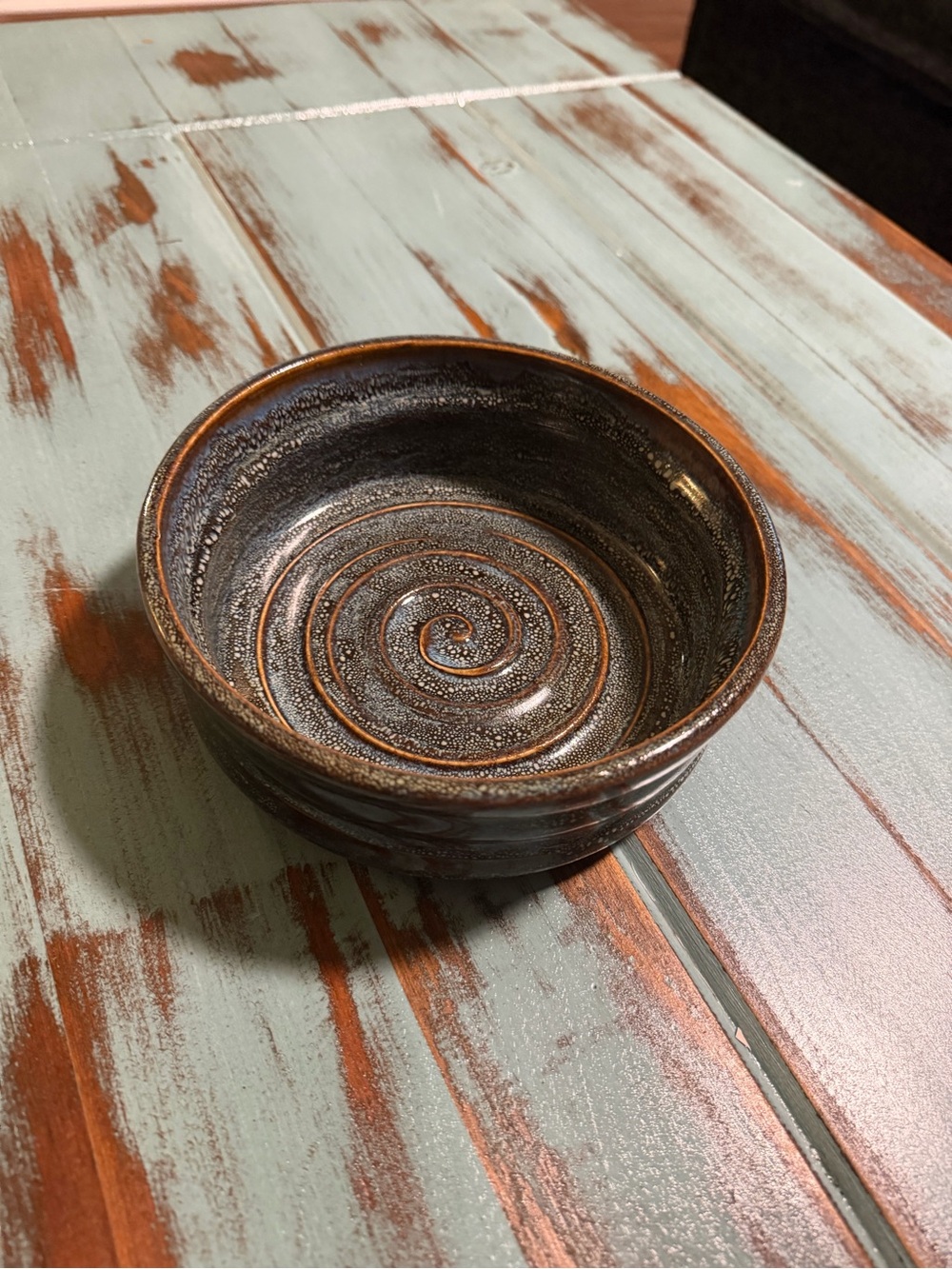 Handcrafted Ceramic Spiral Bowl